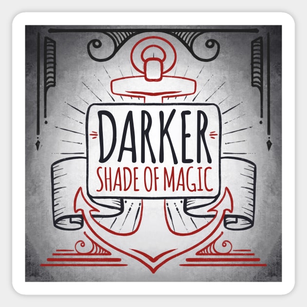 A Darker Shade of Magic Banner (ADSOM) Sticker by livelonganddraw